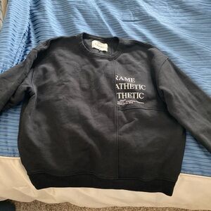 Frame black crew neck size medium made in Portugal